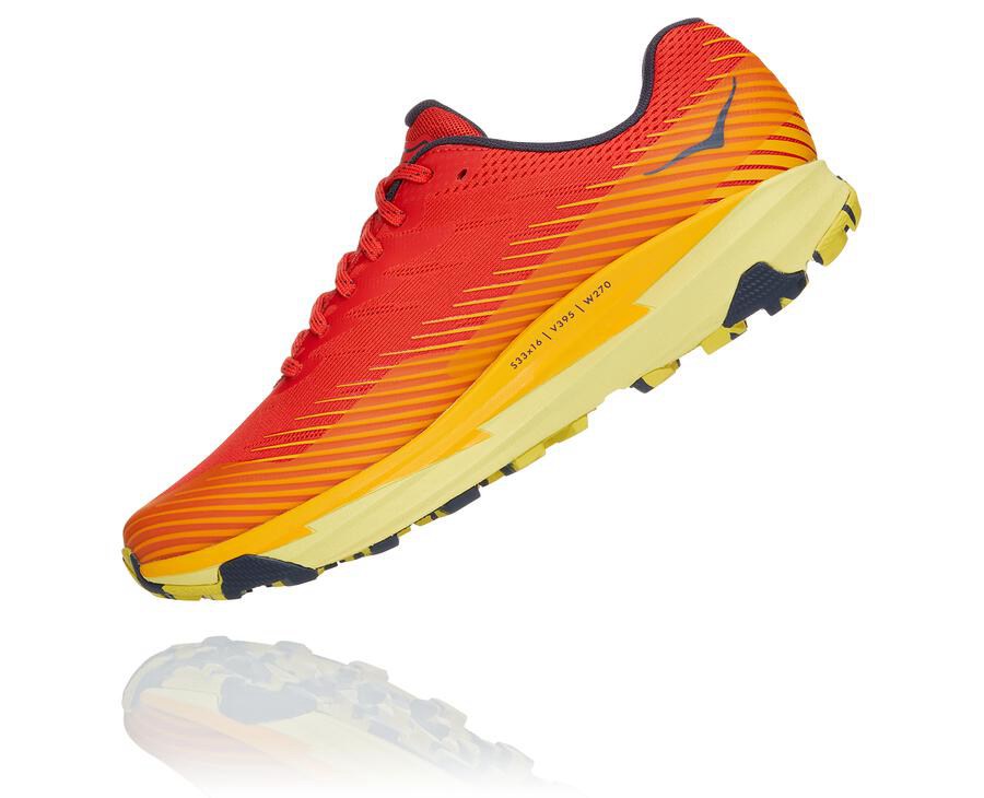 Zapatillas Trail Hoka One One Hombre - Torrent 2 - Rojas - FDQ493180